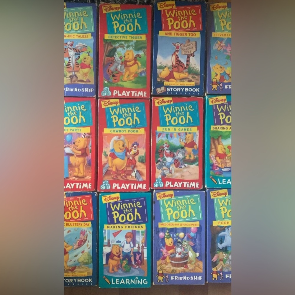 Lot 15 Collection vhs winnie the pooh